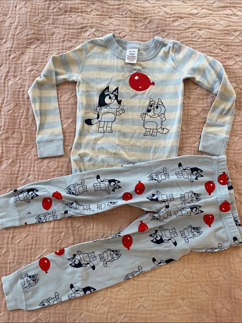Hanna Andersson Bluey pajamas 4T